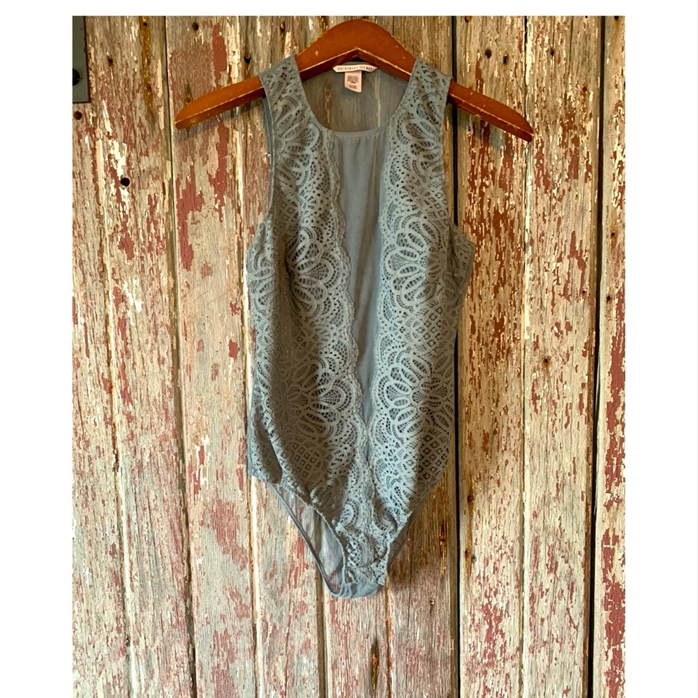 Sheer lace bodysuit